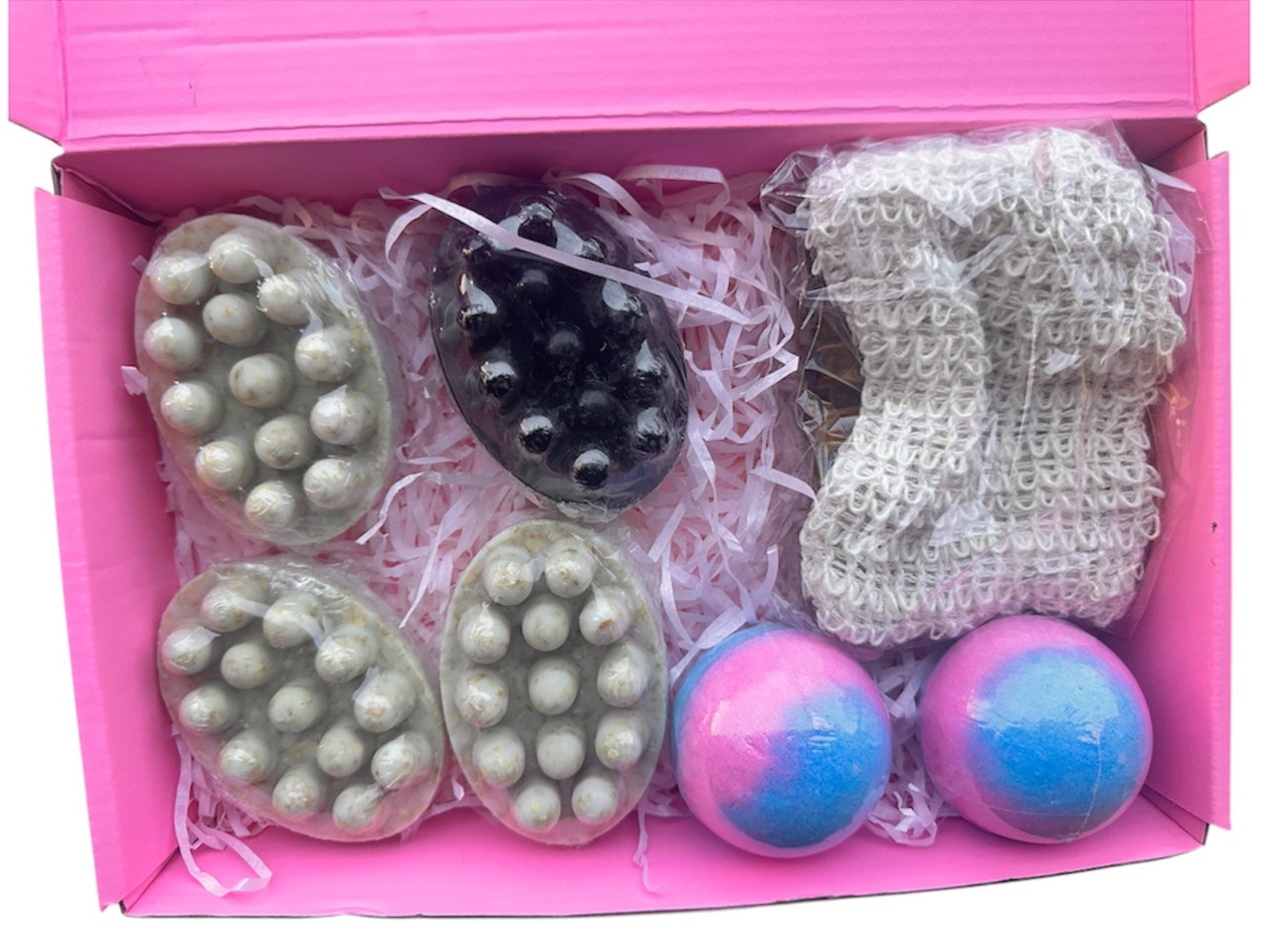 Handmade Spa Gift Box – Natural Soaps & Bath Bombs