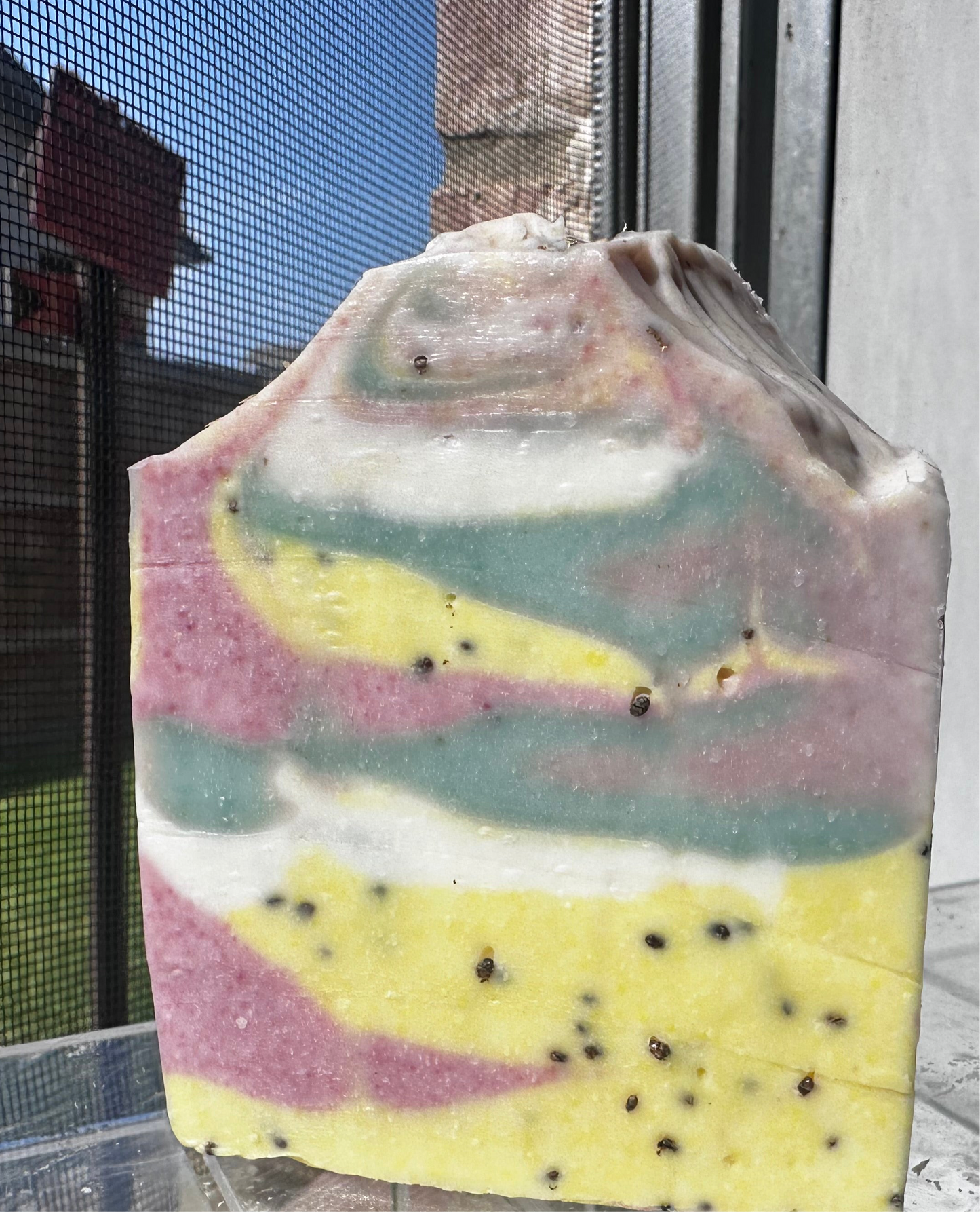 Rainbow Chia and Shea Handmade Soap – Shovota Collection