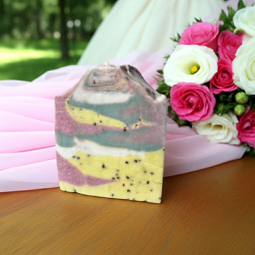 Rainbow Chia and Shea Handmade Soap – Shovota Collection