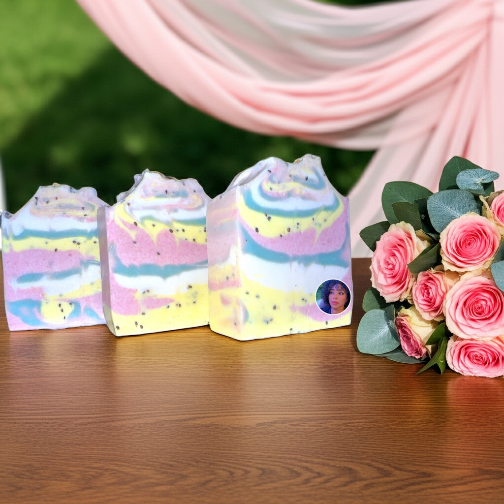 Rainbow Chia and Shea Handmade Soap – Shovota Collection